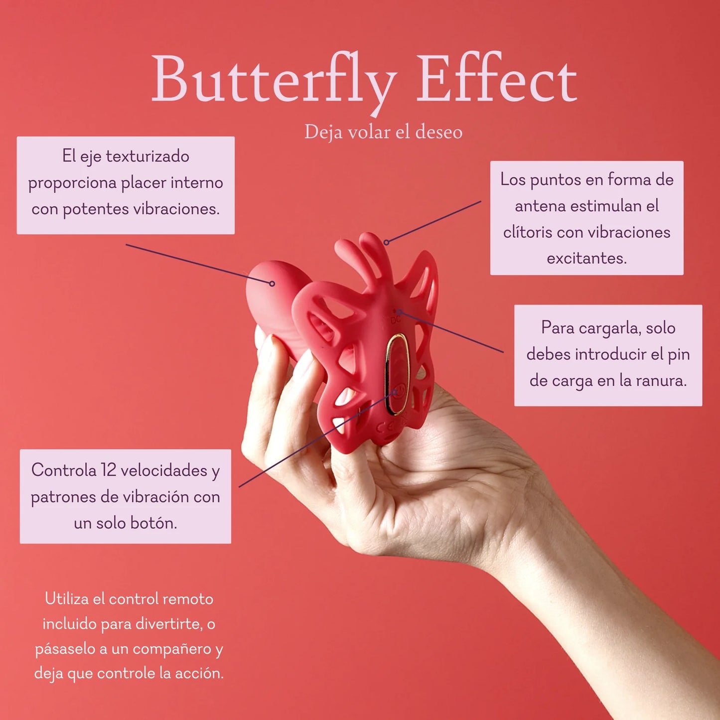 Butterfly Effect - Vibrador de panty