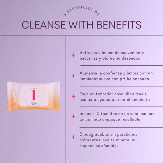Cleanse With Benefits - Toallitas húmedas