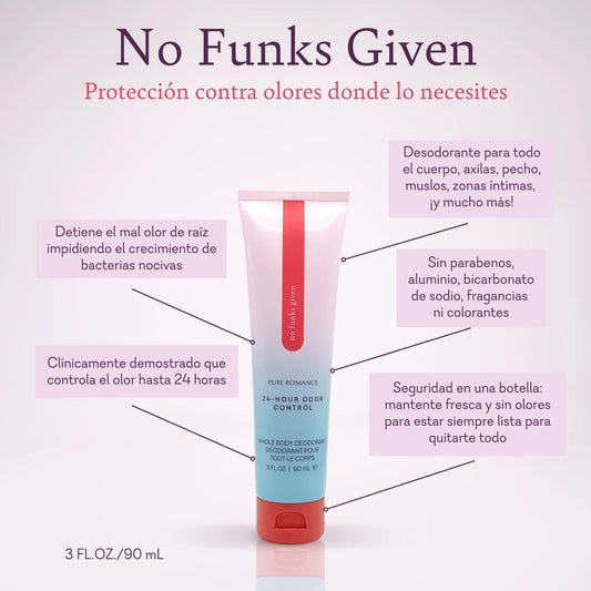 No Funks Given - 24 Hour Odor Control - Desodorante Corporal