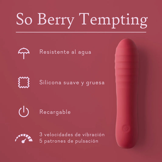 So Berry Tempting - Vibrador V-ginal Ultra Suave