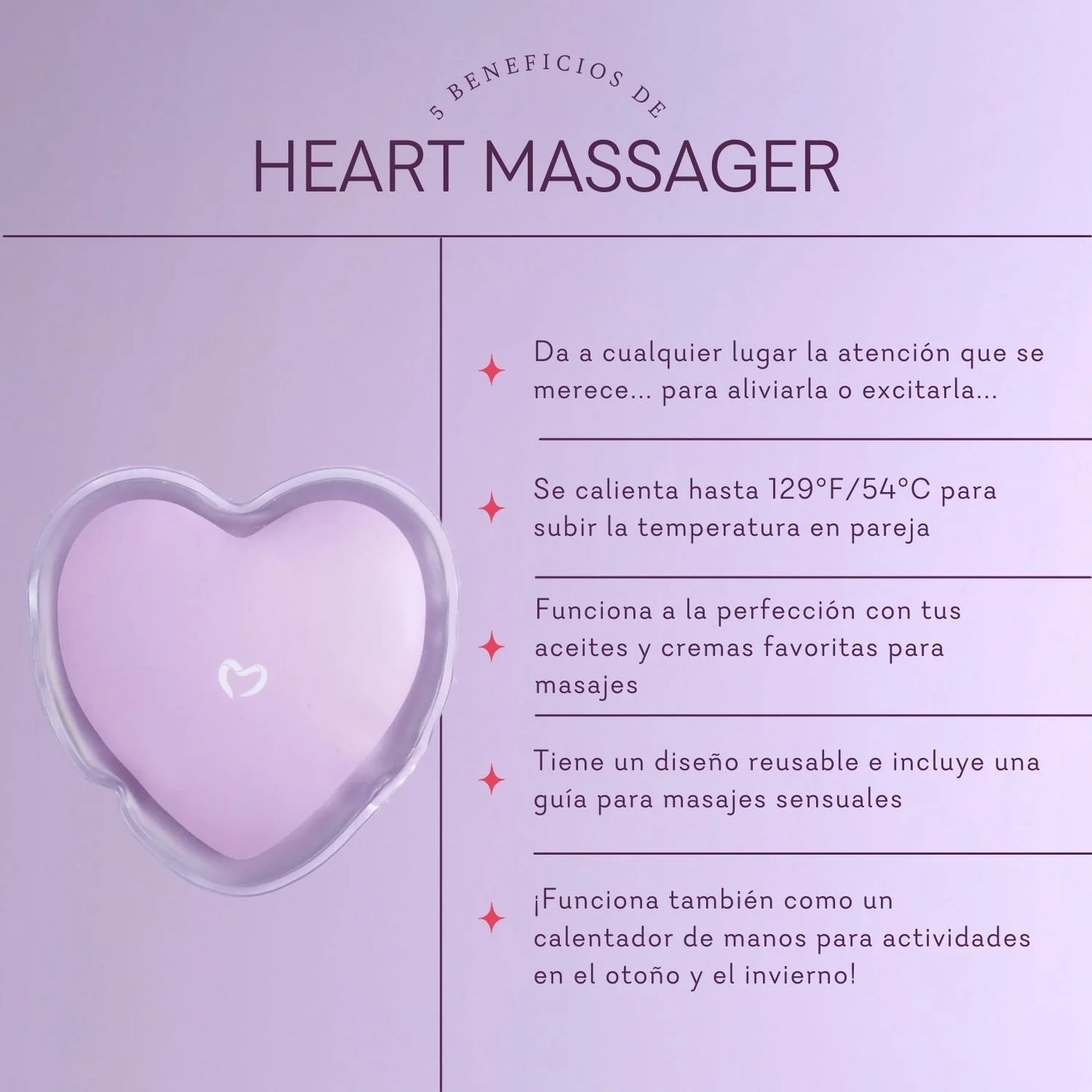 Heart Massager Heat Pack (Compresa caliente para masajes)