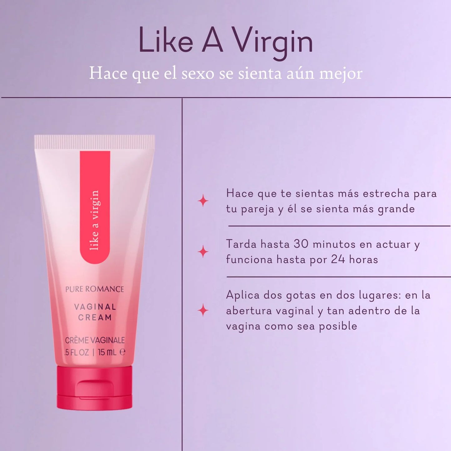 Like a V-rgin - Crema estrechante