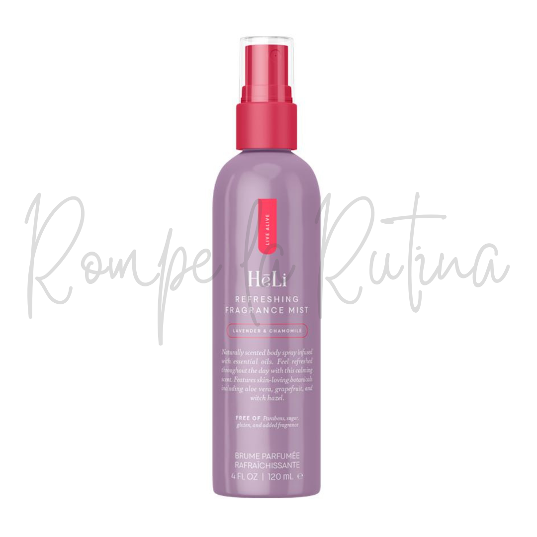 Refreshing Fragrance Mist - HēLi Lavender and Chamomile - Splash refrescante con feromonas
