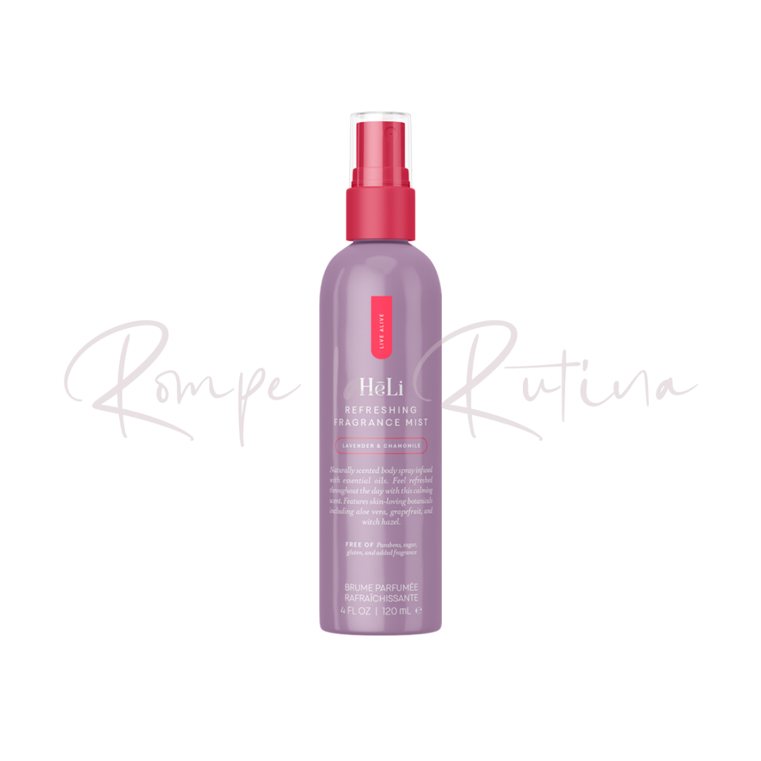 HēLi Lavender and Chamomile - Kiss - Refreshing Fragrance Mist (Splash refrescante)