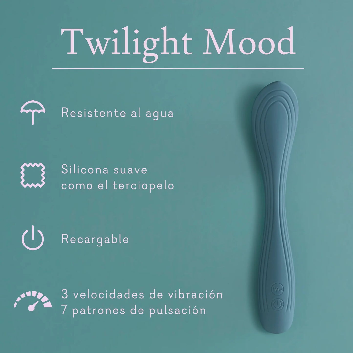 Twilight Mood (Vibrador de varita flexible)