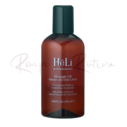 HēLi Essential Oil - Massage Oil Infused With Hello Libido (Aceite para masajes con Hello Libido)